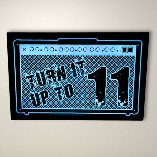 Amp Turn it up to 11 LED Light Box
