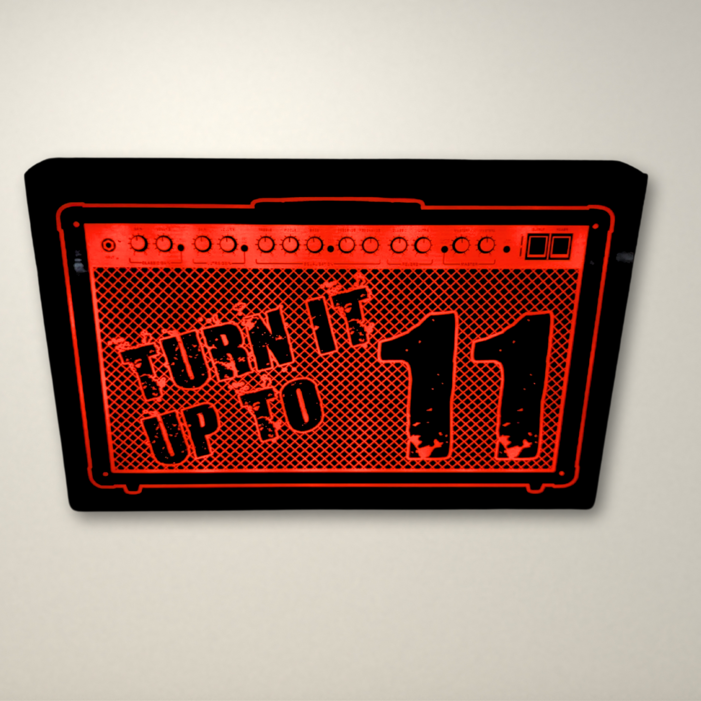 Amp Turn it up to 11 LED Light Box