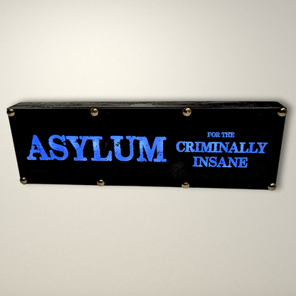 Asylum for the Criminally Insane LED Light Box