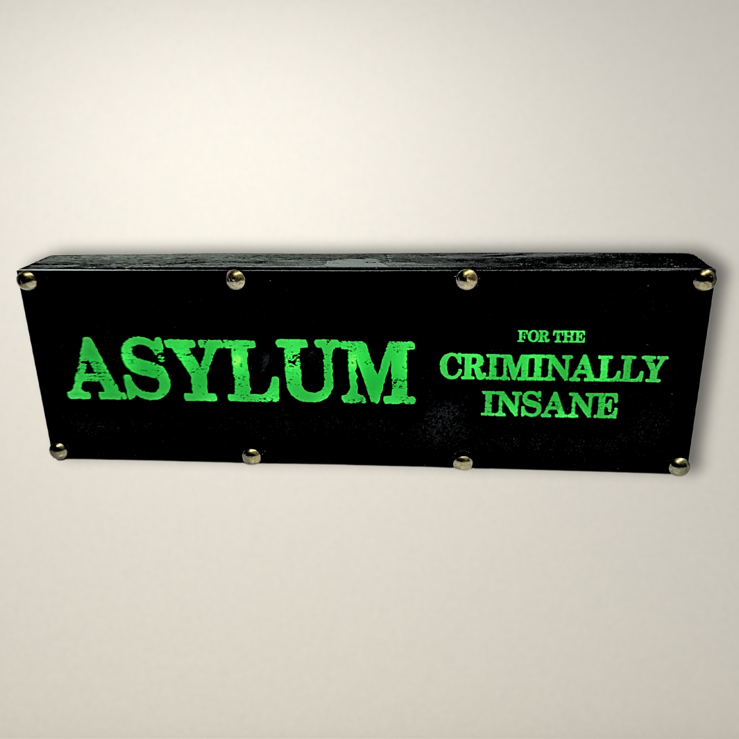 Asylum for the Criminally Insane LED Light Box