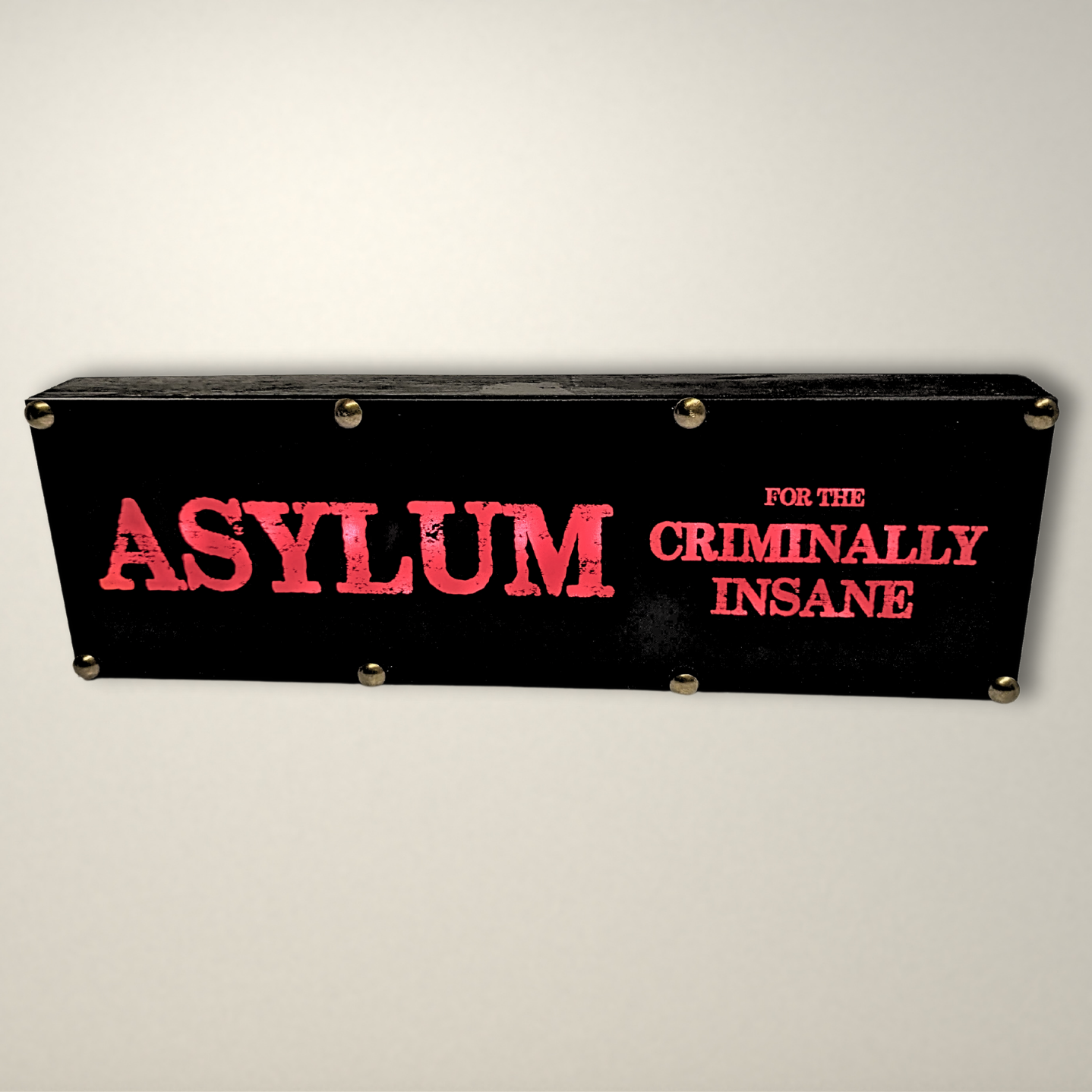 Asylum for the Criminally Insane LED Light Box