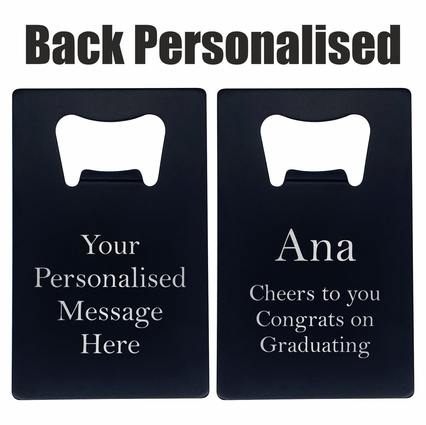 Graduation Cap personalised bottle opener