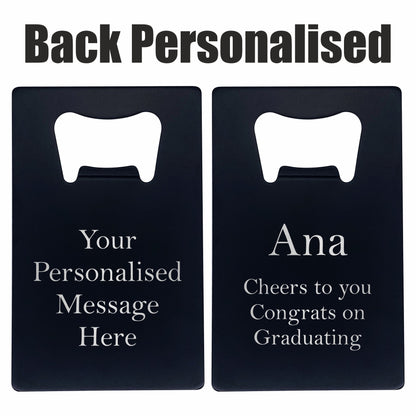 Graduation Cap personalised bottle opener