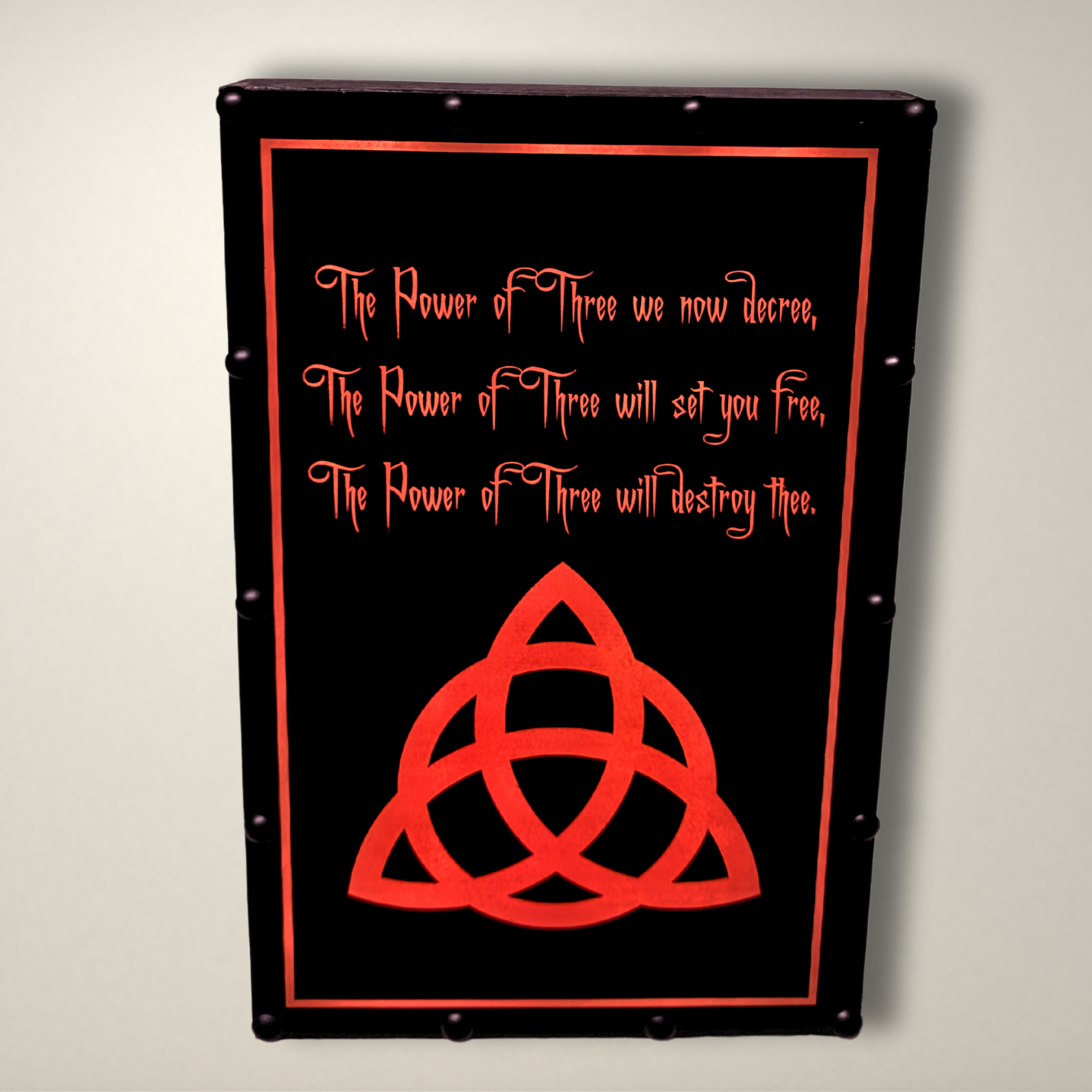 Charmed inspired LED Lightbox
