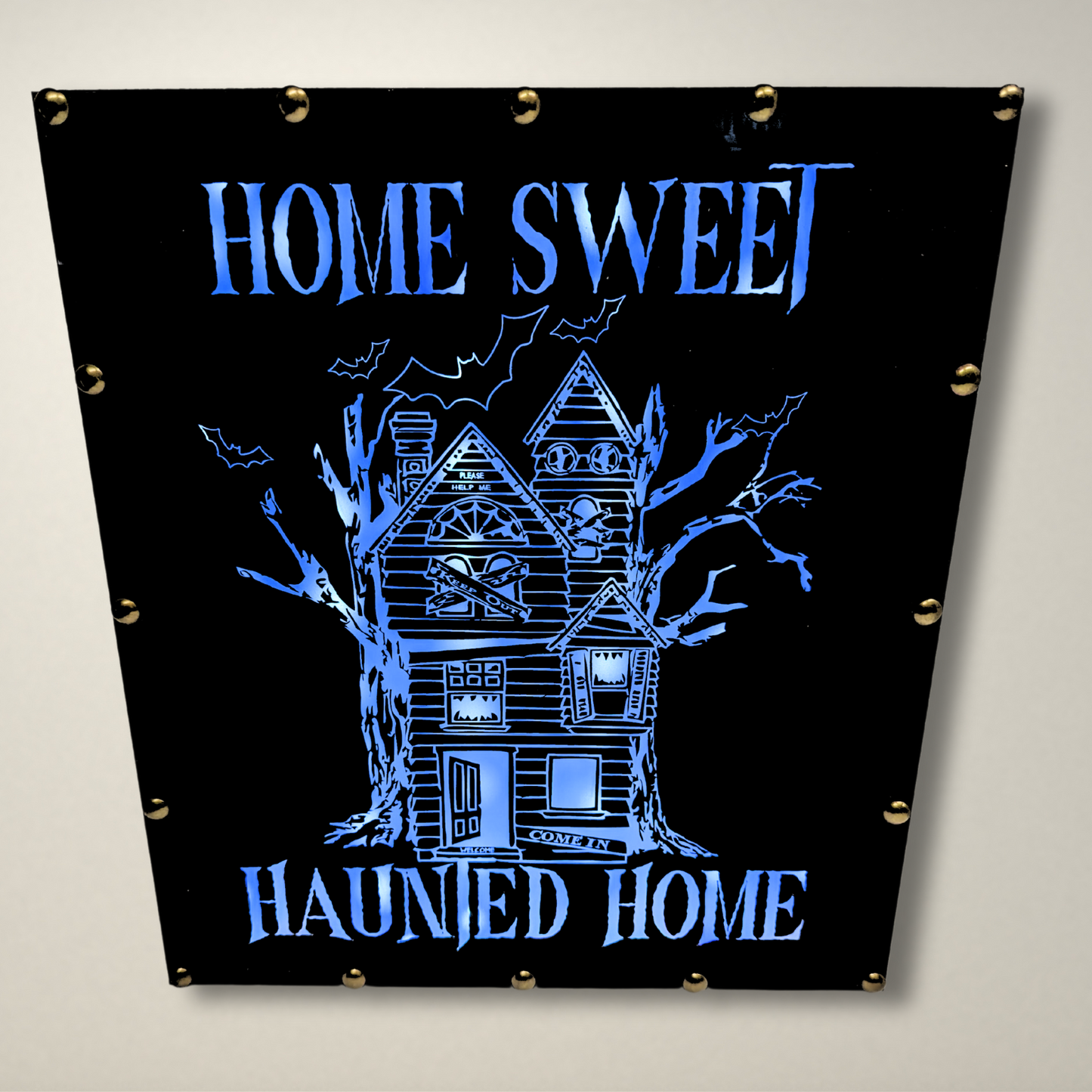 Home Sweet Haunted Home LED Lightbox Large