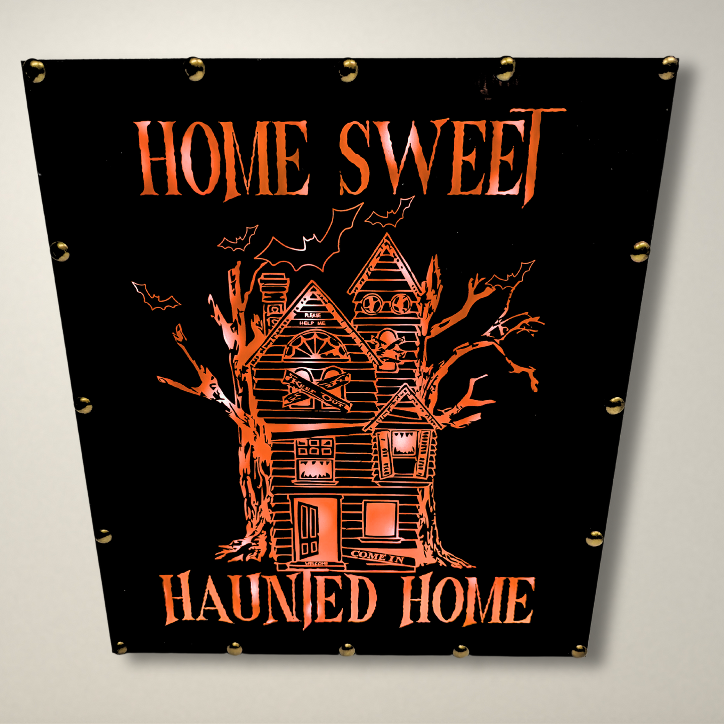 Home Sweet Haunted Home LED Lightbox Large