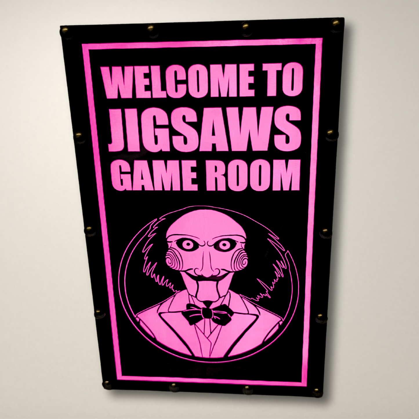 Welcome to Jigsaw's Game Room LED Lightbox