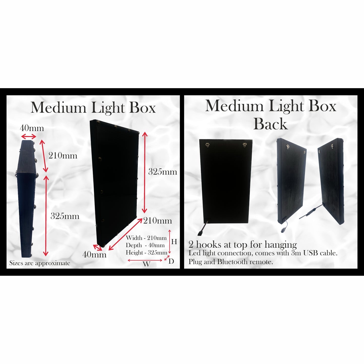 Charmed inspired LED Lightbox