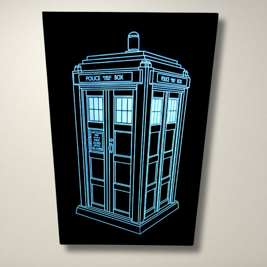 Police Box LED Light Box