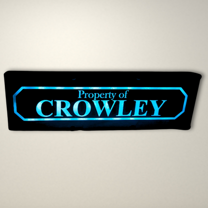 Supernatural Crowley Street Sign LED Lightbox