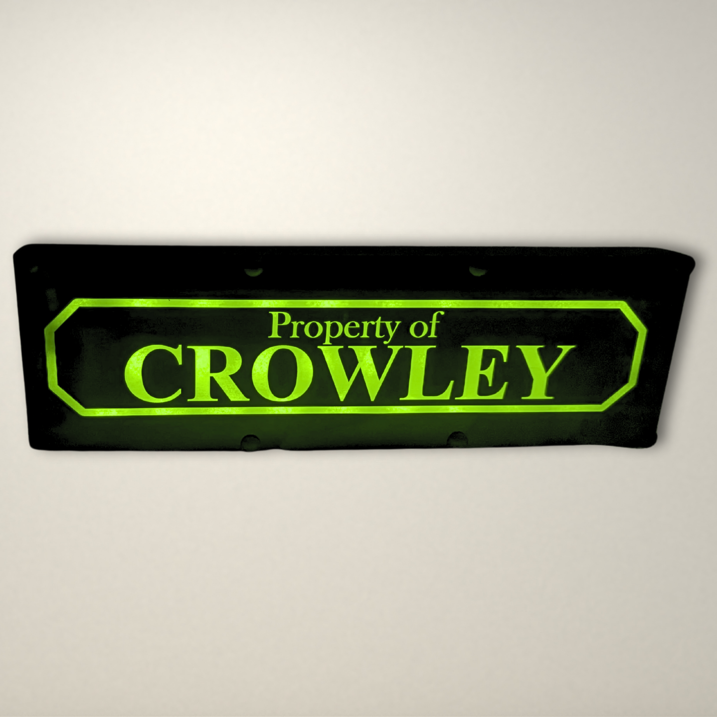 Supernatural Crowley Street Sign LED Lightbox