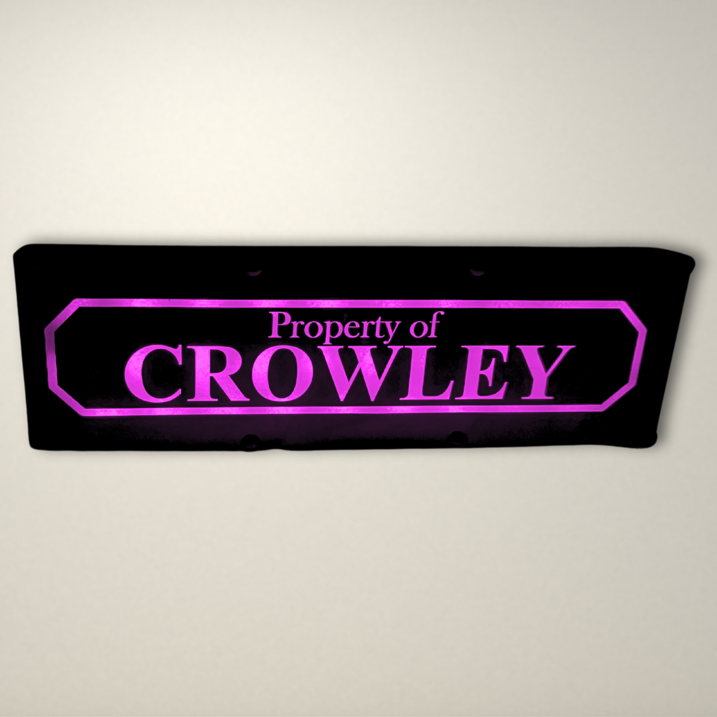 Supernatural Crowley Street Sign LED Lightbox