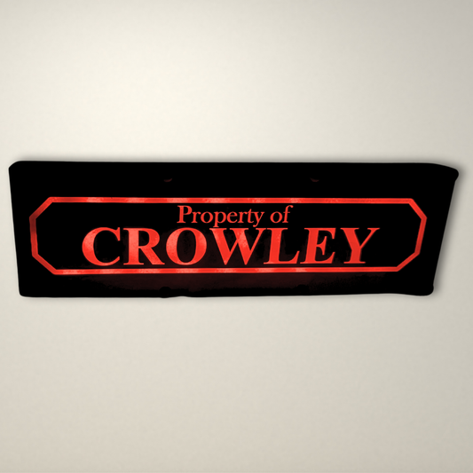 Supernatural Crowley Street Sign LED Lightbox