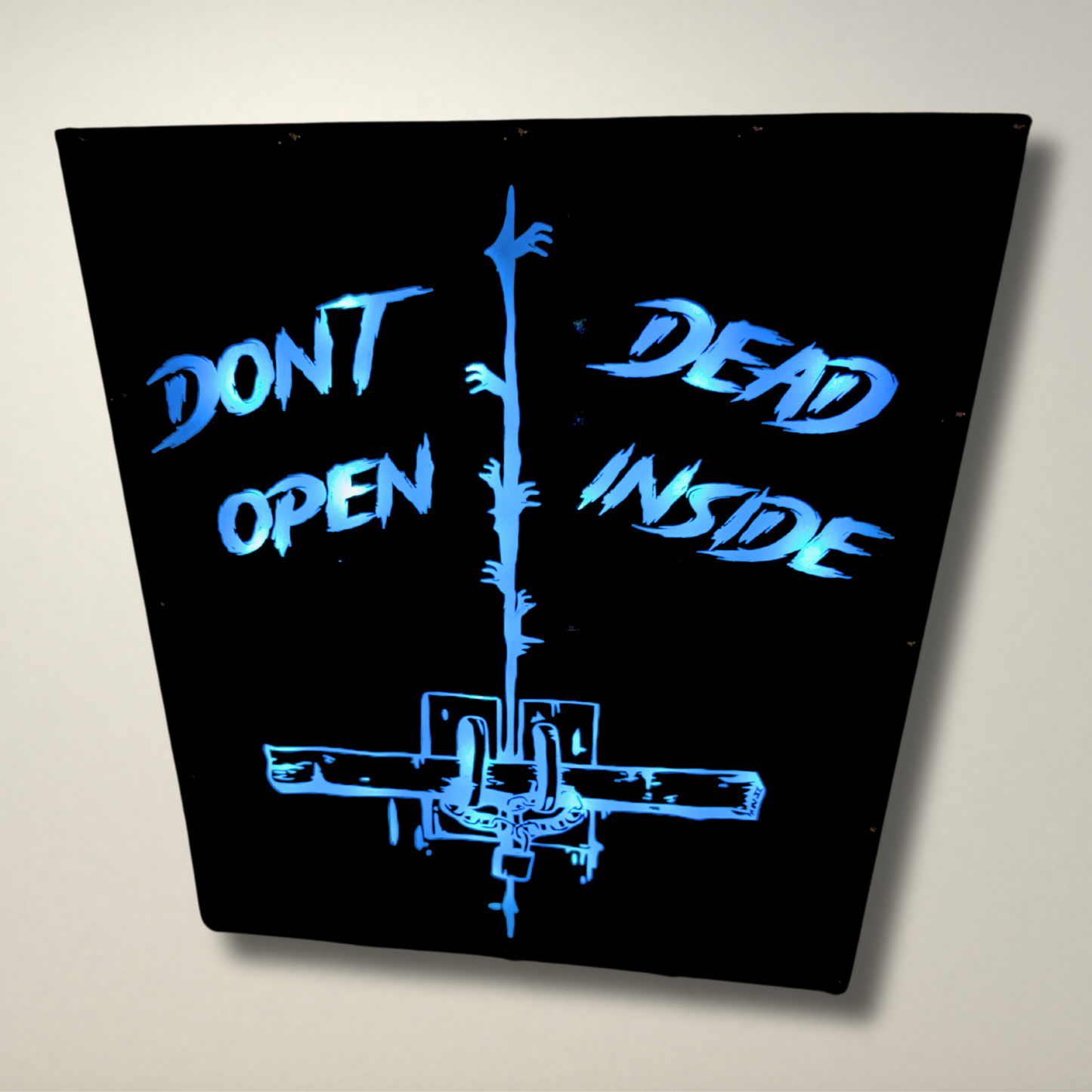 Don't Open Dead Inside LED Lightbox