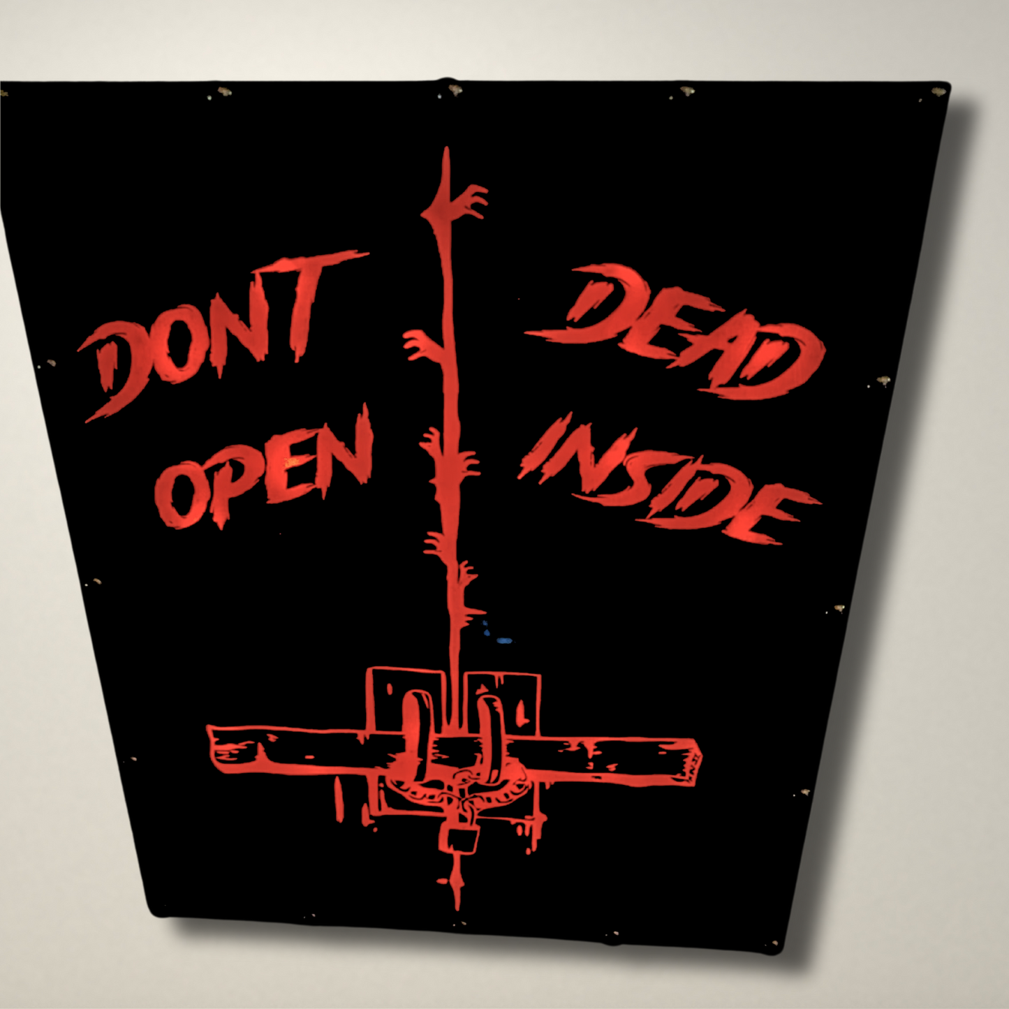 Don't Open Dead Inside LED Lightbox