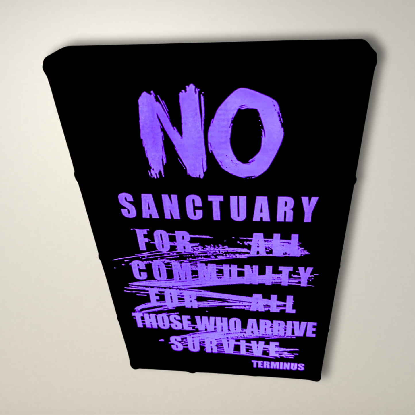 Terminus No Sanctuary LED Lightbox